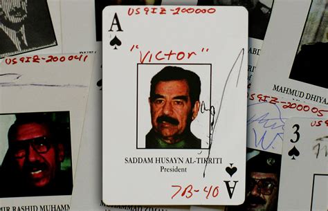 Iraqi Most Wanted Playing Cards for sale .